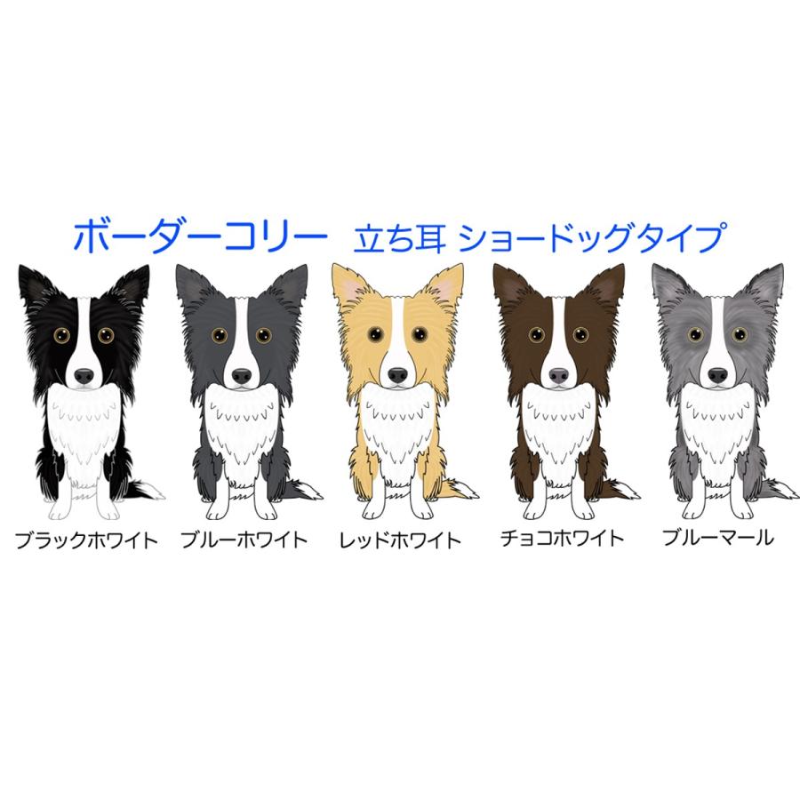ミニうちの子ステッカー ボーダーコリー 立ち耳 ショードッグタイプ 犬 犬ステッカー 犬シール 車 スマホ 玄関 窓 グッズ オリジナルステッカー Ms su01 Argent 通販 Yahoo ショッピング