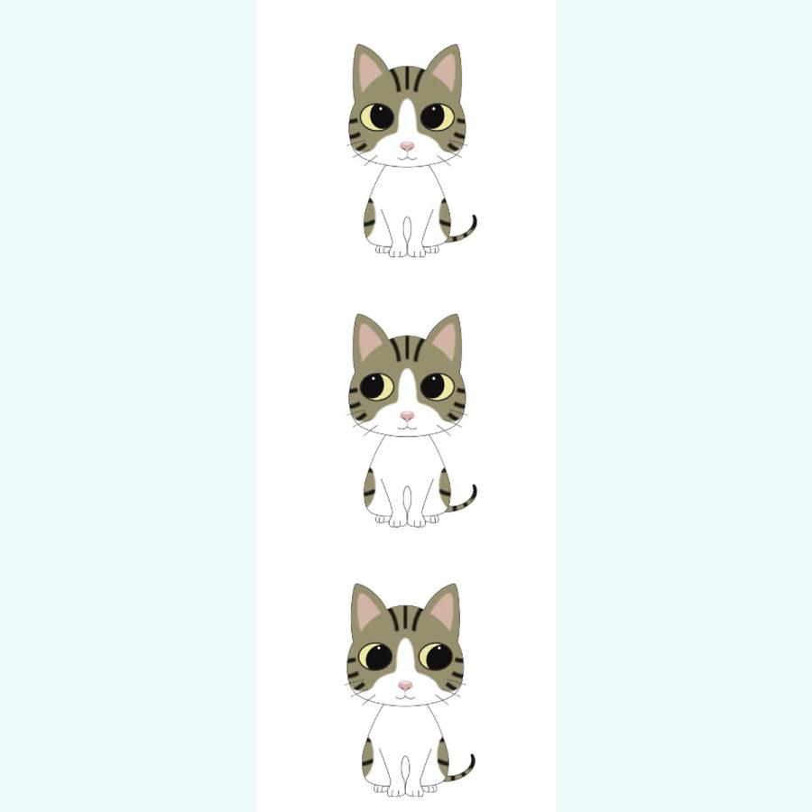 ミニ猫ステッカー キジ猫 猫 ネコ 猫ステッカー 猫種別 キャットステッカー グッズ Ms C Kc01 Argent 通販 Yahoo ショッピング