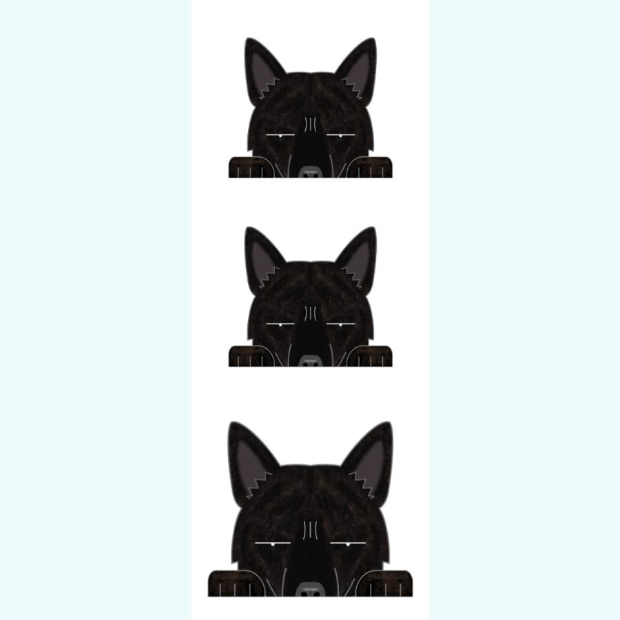 ミニ見てまステッカー 甲斐犬 甲斐 ステッカー 犬 犬ステッカー 車 スマホ 玄関 窓 グッズ ドッグステッカー Ms Mkak01 Argent 通販 Yahoo ショッピング