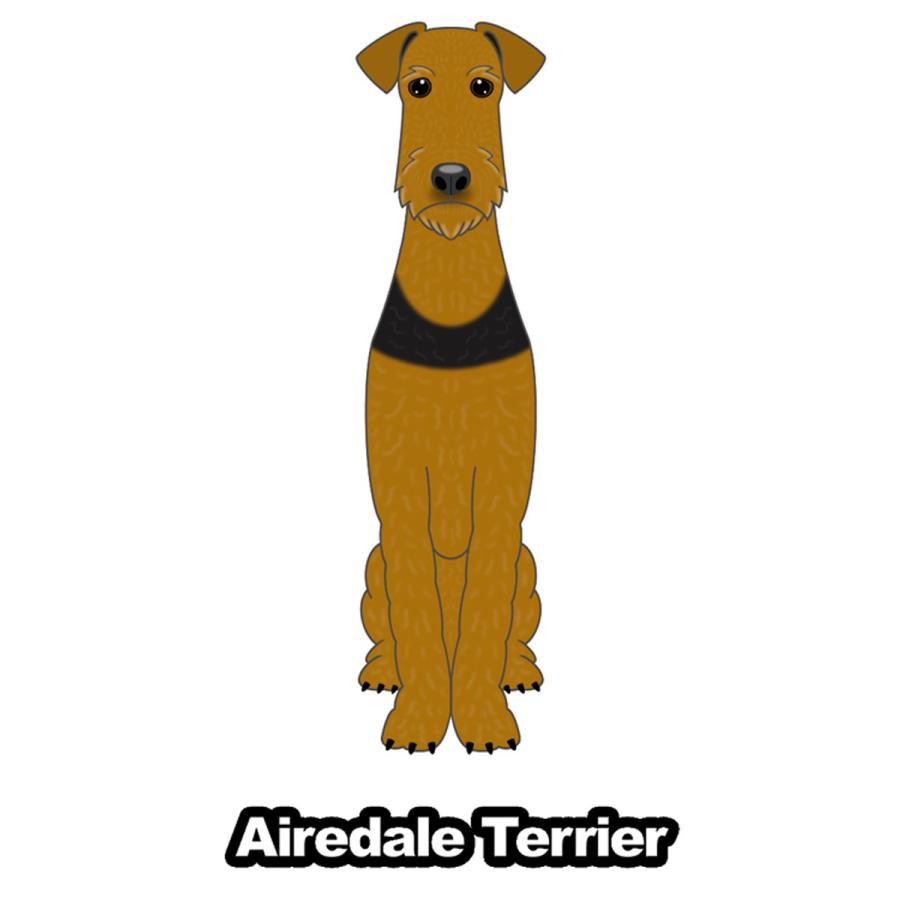 エアデールテリア 犬 犬ステッカー 車 窓 玄関 犬種別 名前 ステッカー カーステッカー グッズ ドッグステッカー S Adt01 Argent 通販 Yahoo ショッピング