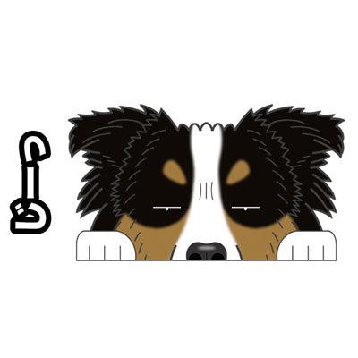 見てまステッカー オーストラリアンシェパード オゥシー 犬 ステッカー 車 犬ステッカー 窓 玄関 犬種別 名入れ グッズ ドッグ シール カー ステッカー S Mas01 Argent 通販 Yahoo ショッピング