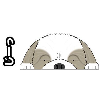 見てまステッカー シーズー 犬 ステッカー 車 ステッカー 窓 玄関 犬種別 名入れ ビッグサイズ グッズ ドッグ シール カーステッカー S Mst01 Argent 通販 Yahoo ショッピング