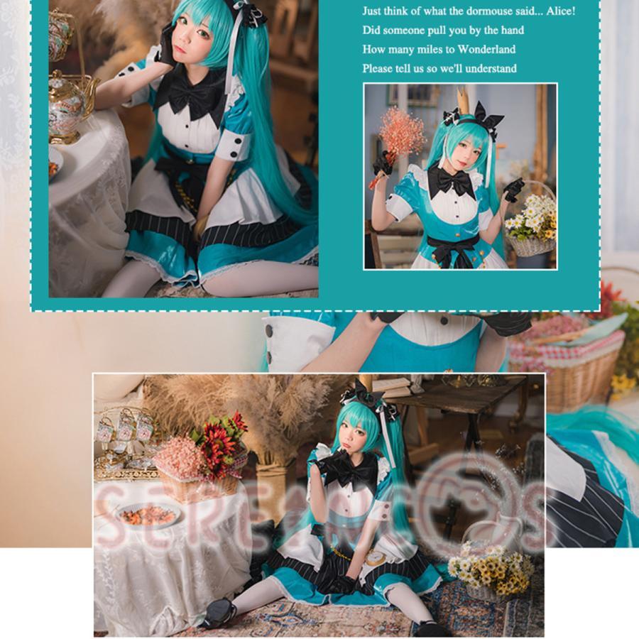 初音ミク コスプレ ミク コスプレ Miku コス 初音 アリス編 可愛い 高品質 イベント VOCALOID コスチューム｜argonaute-store｜04