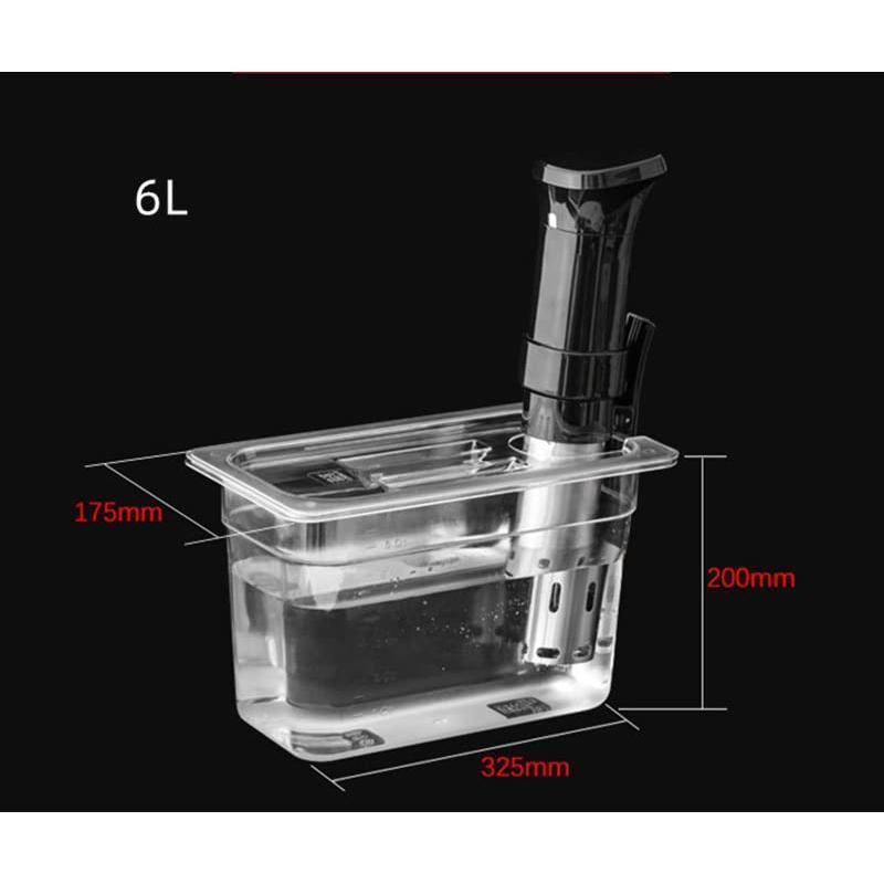 6L/11L/25Lスー容器蓋食品保存容器低温調理器専用 フードコンテナー専用蓋付き 真空調理法保存容器スリーブスロークッカーボックス収納ケース用の透明 低温調理｜argonaute-store｜05