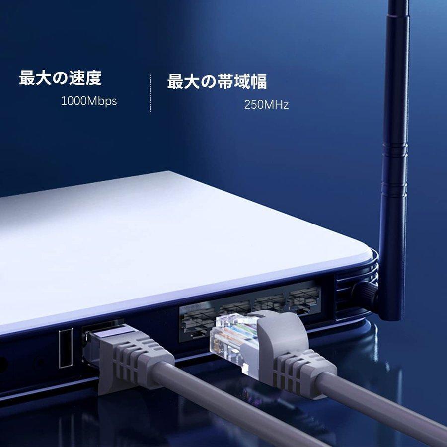 LANケーブル 屋外用 PoE対応 50m 高速 有線 カメラ接続用 インターネットケーブル コネクタ付 耐候性 難燃性 ホワイト |  | 08