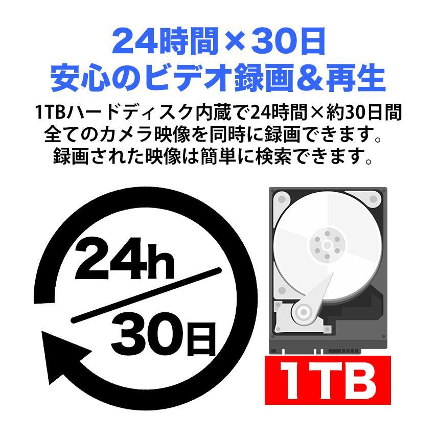 防犯カメラ 屋外 セット 家庭用 ワイヤレス wifi 最新型　12インチLCD液晶モニタ一体型NVR 4台セット 8チャンネルまで増設可 防水ip66 AI動体検知 |  | 07
