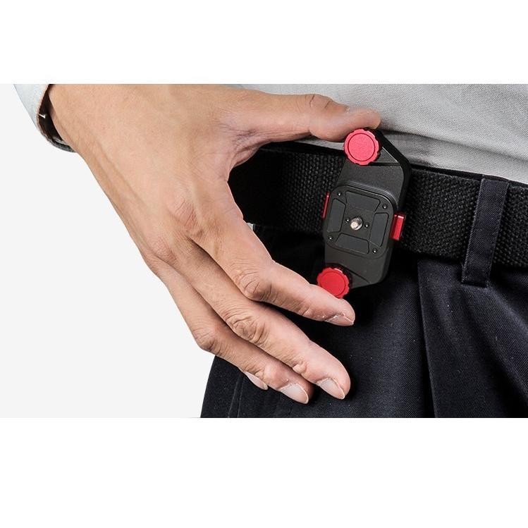 バックパッククリップ カメラホルスター カメラホルダー 一眼レフ対応キャプチャー型クイックリリースクリップ Sony/Canon/Nikonに対応 akb2Argos 通販