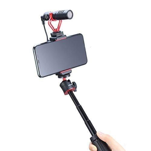 三脚マウント スマートフォン用ホルダー アクセサリーシュー 外付けマイク可能　iPhone/Android/Xperia/Galaxy/SONY/LG など4.0ー6.5 インチの機種に対応 |  | 10