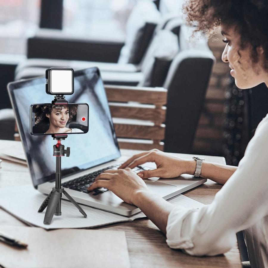 三脚マウント スマートフォン用ホルダー アクセサリーシュー 外付けマイク可能　iPhone/Android/Xperia/Galaxy/SONY/LG など4.0ー6.5 インチの機種に対応 |  | 03