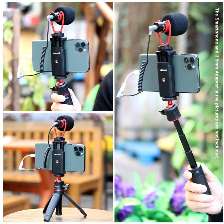 三脚マウント スマートフォン用ホルダー アクセサリーシュー 外付けマイク可能　iPhone/Android/Xperia/Galaxy/SONY/LG など4.0ー6.5 インチの機種に対応 |  | 04