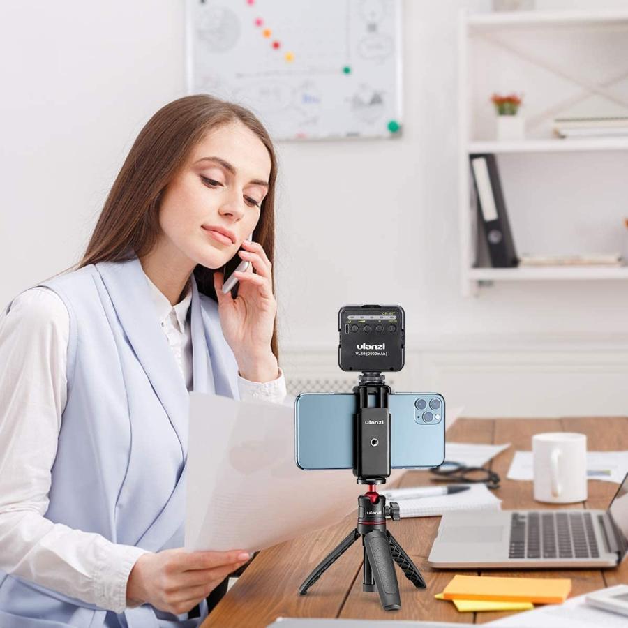 三脚マウント スマートフォン用ホルダー アクセサリーシュー 外付けマイク可能　iPhone/Android/Xperia/Galaxy/SONY/LG など4.0ー6.5 インチの機種に対応 |  | 05