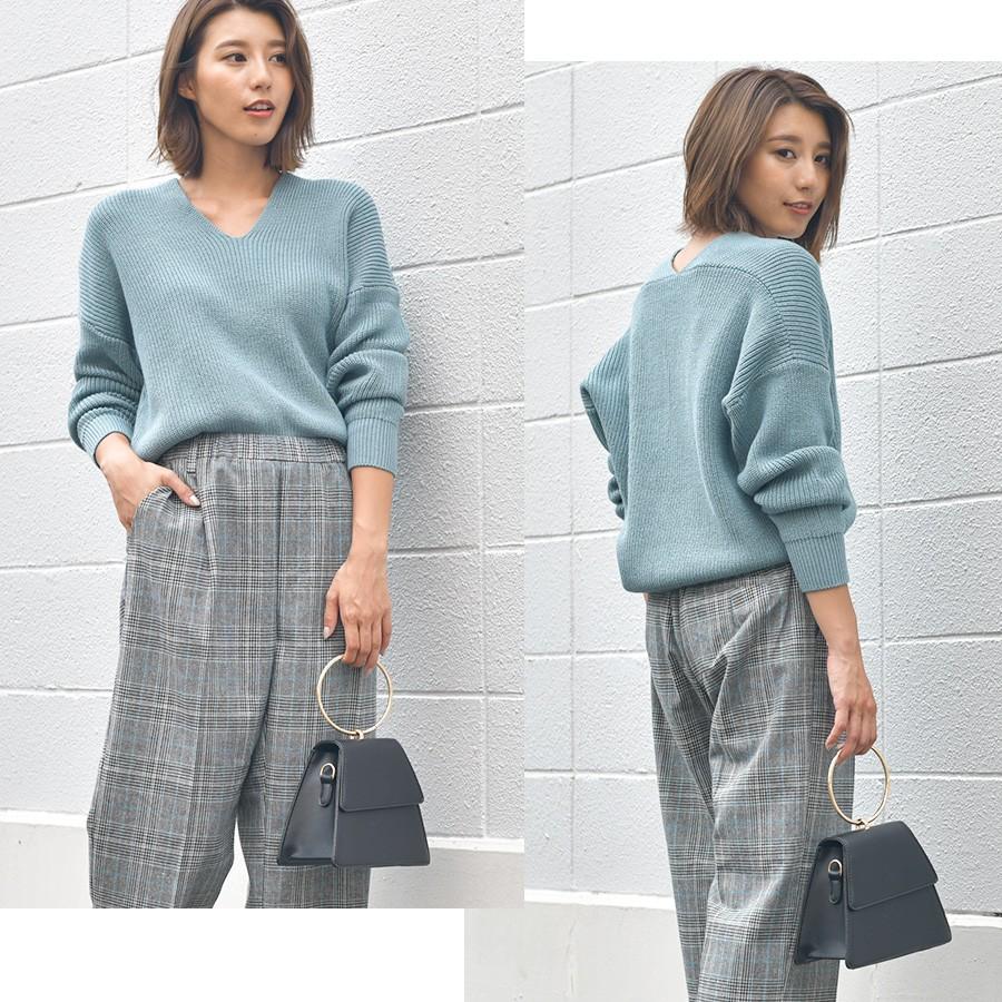 レディース ニット レディース トップス コスパ 選べる２タイプ 大ヒット 毛玉になリにくい ｖネック ボリュームニット C Me Love By Argo Tokyo 通販 Yahoo ショッピング