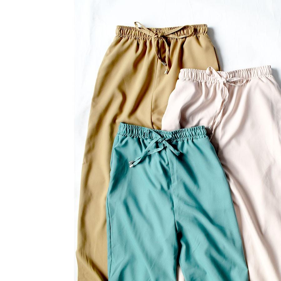 ワイドパンツ レディース カラーパンツ ウエストゴム イージーパンツ Side Slit Wide Pants J Me Love By Argo Tokyo 通販 Yahoo ショッピング