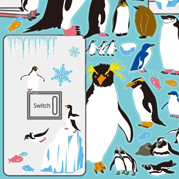 アニマルステッカー ペンギンランド ペンギン デコ シール 壁紙 タブレット スマホカバー 手帳 サイズ かなる ありしろ雑貨店yahoo 店 通販 Yahoo ショッピング