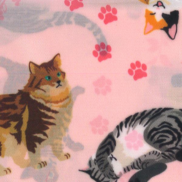 折りたたみ エコバッグ アニマルフレンズ キャット / Lサイズ 可愛い