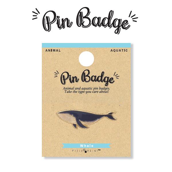 アクアチック ピンバッジ クジラ / 海洋生物 ピンバッチ ピンズ : あり