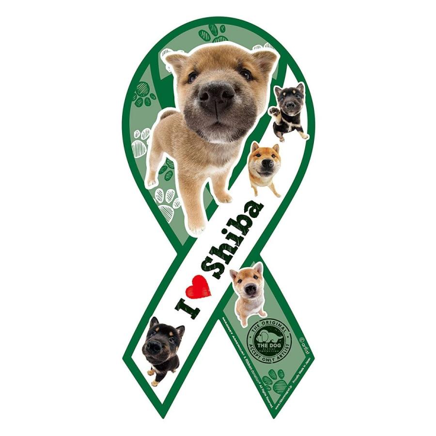 リボンマグネット 犬 The Dog 柴犬 車 ステッカー しばいぬ 磁石 カー用品 盲導犬 支援グッズ ありしろ雑貨店yahoo 店 通販 Yahoo ショッピング