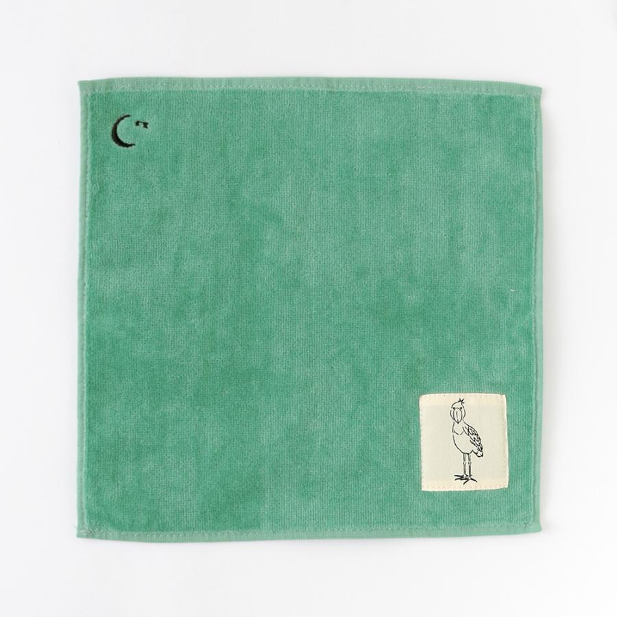 Animal Series タオルハンカチ ハシビロコウ / 動物 刺繍入り