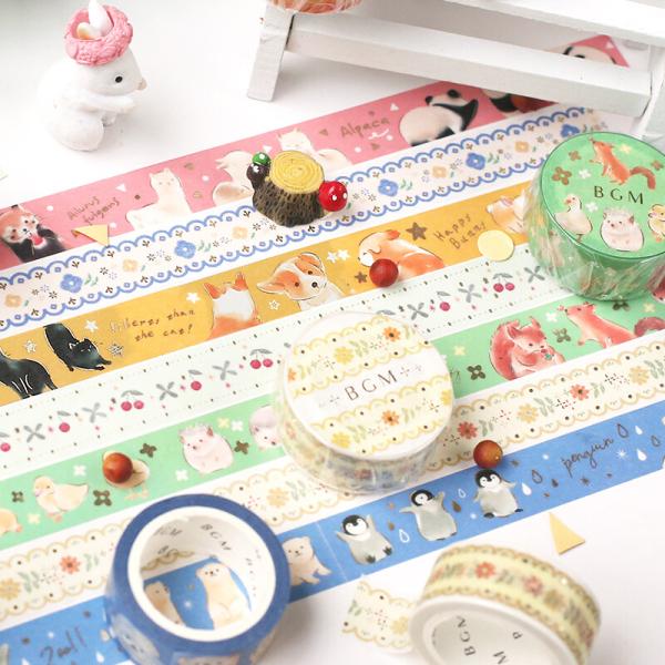 Bgm 箔押し 動物園 15mm マスキングテープ パンダ 動物 可愛い マステ 手帳 日記 デコ ありしろ雑貨店yahoo 店 通販 Yahoo ショッピング
