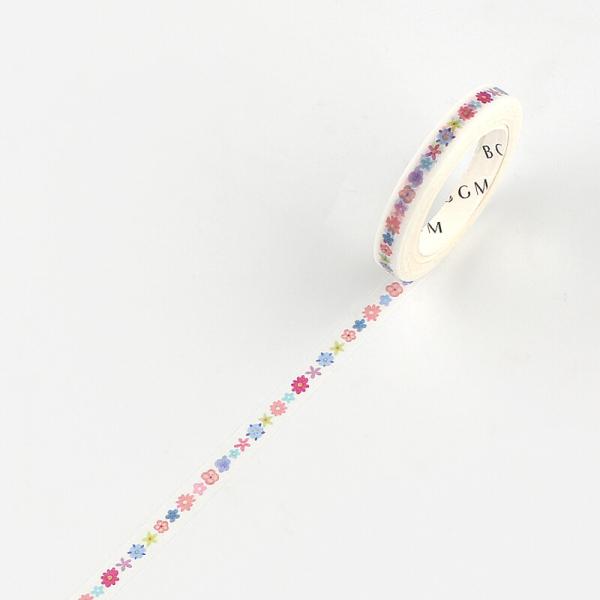 安い購入 Bgm 彩の花 5mm マスキングテープ 花柄 細い マステ 可愛い 日記 手帳 デコ Aynaelda Com
