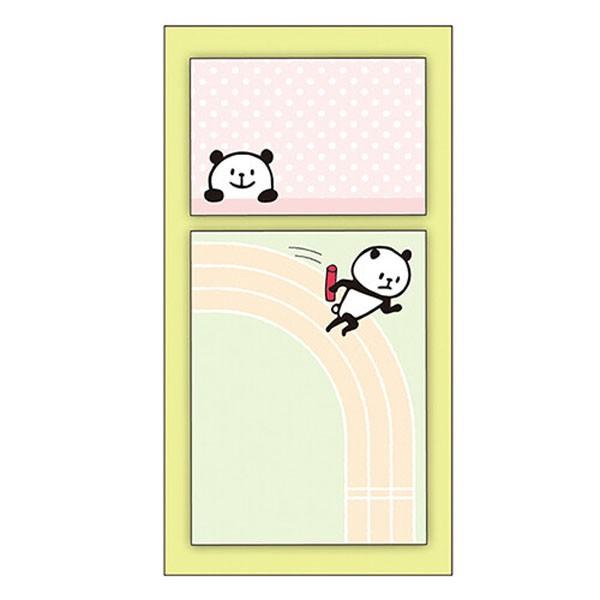 売店 付箋 在庫限り 日本製 24柄 ふせん 廃番 全部ちがう柄 パインブック パンダ 動物柄 可愛い ノート メモ帳
