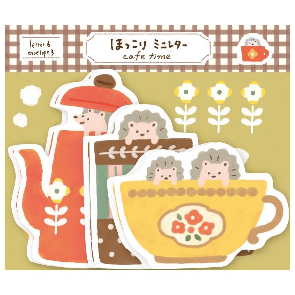 冬限定 ほっこりミニレターセット カップはりねずみ ハリネズミ ダイカット 冬柄 便箋 封筒付き 古川紙工 ありしろ雑貨店yahoo 店 通販 Yahoo ショッピング