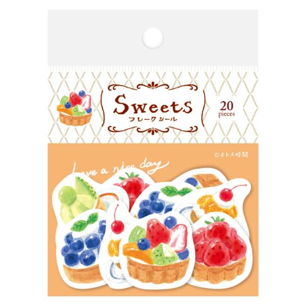 激安大特価 オトメ時間 Sweets フレークシール タルト 枚入 可愛い スイーツ 和紙素材 古川紙工 Materialworldblog Com