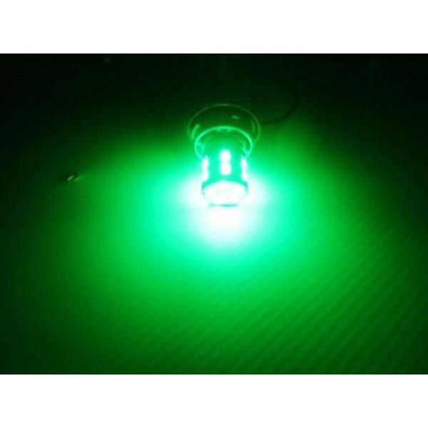 12V 24V 兼用 17 LED BA15s S25 緑 グリーン 2個 セット トラック 電球