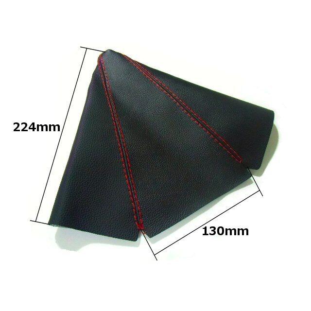 シフトブーツカバー 汎用 MT/AT シフト ノブ ブーツ カバー 交換 高級レザー調 レッドステッチ レーシング仕様 ミッション ドレスアップ |  | 03