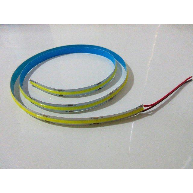 面発光 色ムラなし つぶつぶ感なし 12V 1M 極薄 2mm COB LED テープ