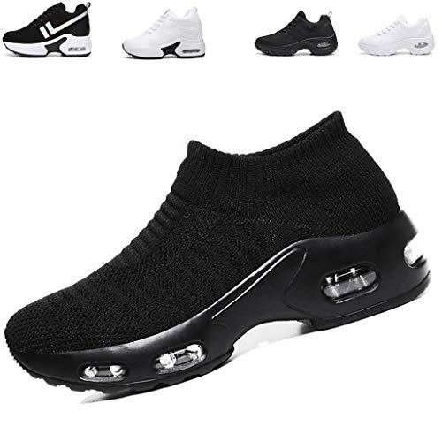 [ziitop] 厚底スニーカー レディース インヒールスニーカー ウォーキングシューズ 美脚 シークレットシューズ 軽量 シューズ レース