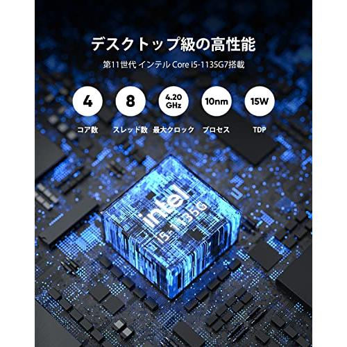 中古品 TOPGRO ミニPC Windows11 Pro 日本語版 第11世代 Core i5-1135G7 DDR4 16G 512GB NVMe 【9651745248】(33716円)