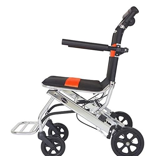 Iproods 車椅子 折りたたみ 軽量 車いす 介護用歩行器 外出用 旅行用 黒い 収納カバー・日本語説明書付き 黒い