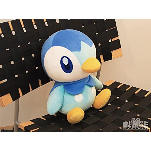 おっきなポッチャマぬいぐるみ 高さ約90cmの「ぬいぐるみ とってもおっきいポッチャマ」がポケモン