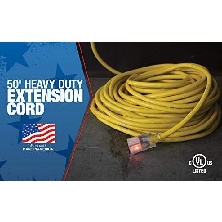 Southwire　01689　12　made　in　End,　Cord　Insulated　America　Outdoor　100-Foot　with　Extension　Lighted
