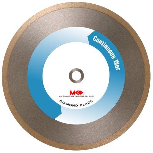 MK　Diamond　153495　Continuous　MK-415　Inch　.080　Wet　Cutting　Inch　Saw　10　8-Inch　Diamond　Porcelain　by　with　and　Arbor　for　Blade　Rim　Tile