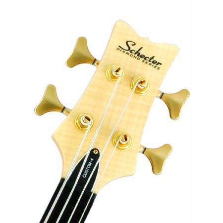 Schecter　Stiletto　Custom-6　Natural　Bass　Electric　String,　Left　Handed,　(6　Satin)