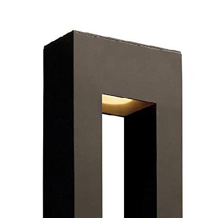 Hinkley　Atlantis　Collection　Contemporary　LED　15W　Outdoor　Integrated　Mount,　Large　Modern　Wall　Bronze