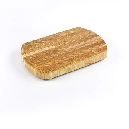 素晴らしい Curve Grain End Canada Wood 新品Larch Cutting Profession for Handcrafted Board, 生活雑貨