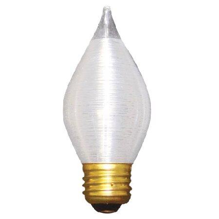 新品バルブライト431040 40 C15s 40-watt白熱spunlite c15シャンデリア電球、Mベース、サテン(パックof 12 )