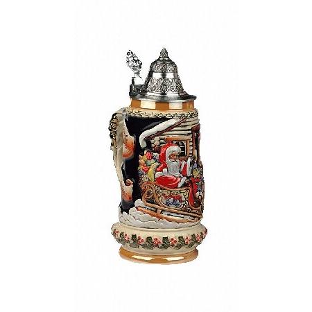 憧れの 新品king German Beer Stein Santa With Sledge 0 5 Liter Tankard Beer Mug Ki 04 生活雑貨 Iptc Net Br