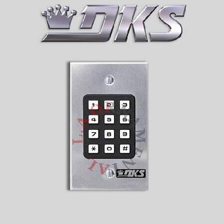 激安 新品Doorking 1 Keypads Entry Digital Mount Flush Non-Lighted Lock Basic Memory 生活雑貨