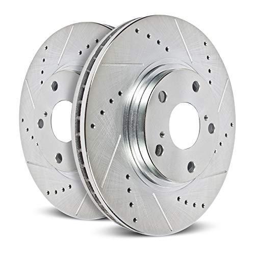 代引き人気 新品power Stop ペア ドリル スロットローター フロントエボリューション Jbr13xpr 生活雑貨