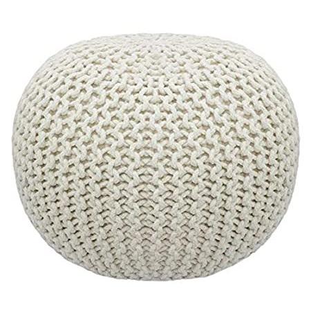 【予約販売品】 Hand - CRAFT 新品COTTON Knitted - Ottoman Floor - Ivory - Pouf Dori Style Cable 生活雑貨 【予約販売品】 Hand - CRAFT 新品COTTON Knitted - Ottoman Floor - Ivory - Pouf Dori Style Cable 生活雑貨