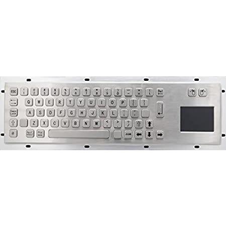 定番の中古商品 新品Metal Keyboard - IP65 - USB - Layout US - Keys 65 - Touchpad/Trackpad with 生活雑貨