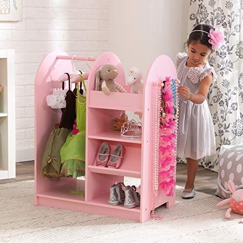 美品 新品kidkraft 木製ファッションごっこドレスアップステーション 子供用家具 収納とミラー付き ピンク 生活雑貨 Labfuturo Cos Ufrj Br