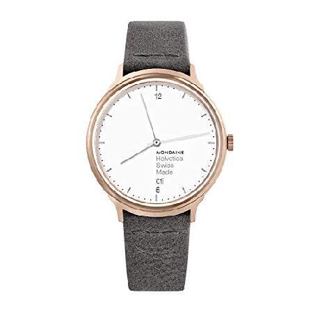 品質保証 Helvetica 新品Mondaine 腕時計 IPメッキケース ローズゴールドステンレススチール スイス製 (MH1.L2210.LH) レディース 生活雑貨
