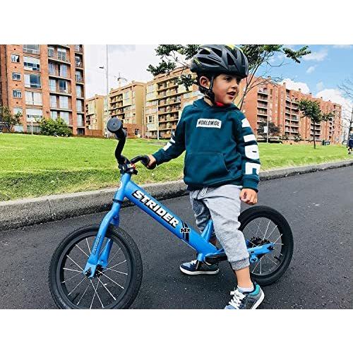 Strider 14x Sport Balance Bike Ages 3 to 7 Years Awesome Blue Pedal Conversion Kit Sold Separately
