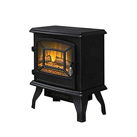 最新発見 Stove Space Fireplace Electric 17" HOME 新品LOKATSE Heater Re with Freestanding 生活雑貨