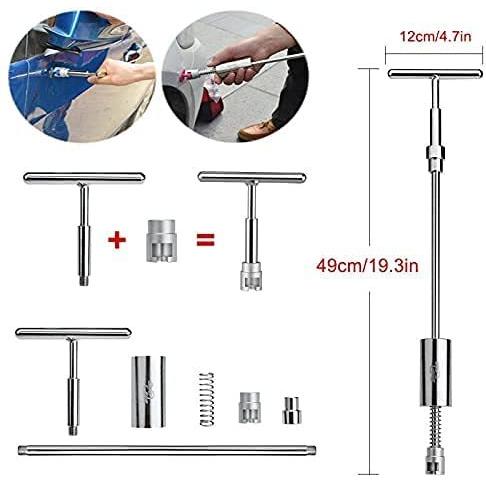 新品pdr 自動車用ペイントレスへこみ修理キット 車へこみプラー ブリッジへこみプラーキット へこみ除去ツール すべての種類の車体へこみに対応 新着